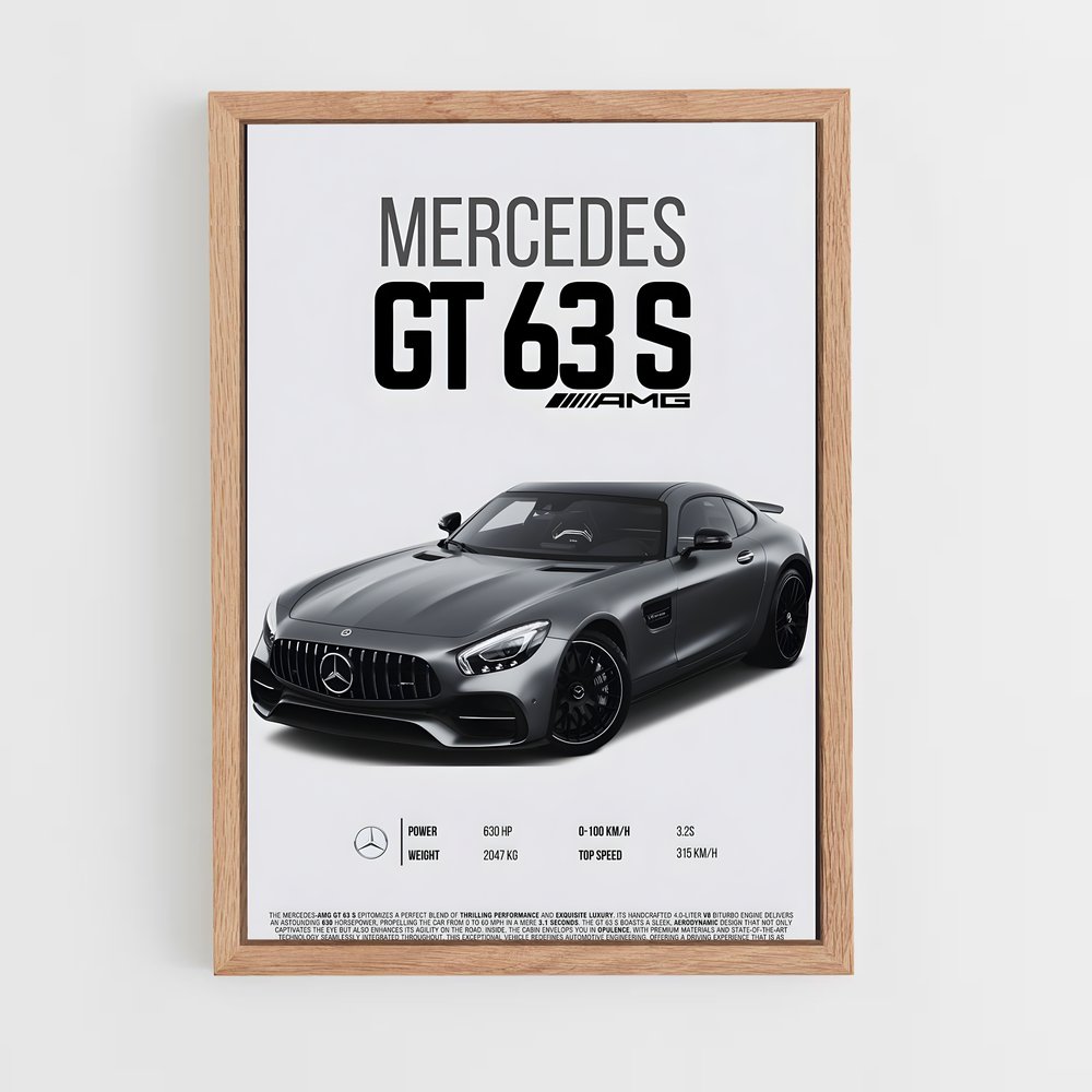 Poster Mercedes GT350 Rêve Éthéré (vue 4)
